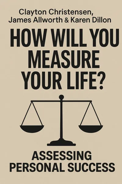 Cover of 'How will you measure your life'