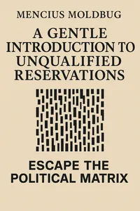 Cover of 'A gentle introduction to unqualified reservations'