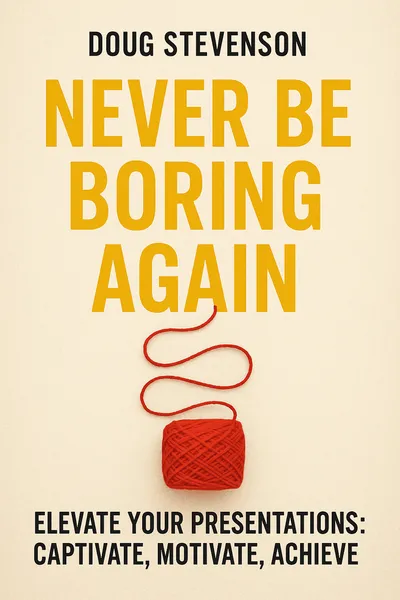 Cover of 'Never be boring again'