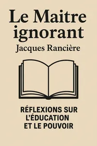 Couverture de 'Le maitre ignorant'