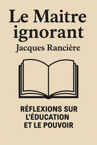 Couverture de 'Le maitre ignorant'