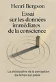 Couverture de 'Essai sur les donnees immediates de la conscience'