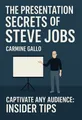 Cover of 'The presentation secrets of steve jobs'