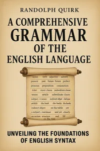 Cover of 'A comprehensive grammar of the english language'
