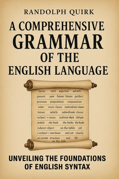 Cover of 'A comprehensive grammar of the english language'