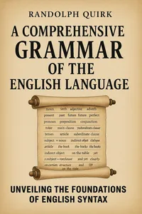 Cover of 'A comprehensive grammar of the english language'