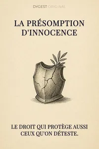 Couverture de 'La presomption dinnoncence'