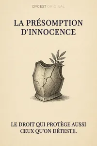 Couverture de 'La presomption dinnoncence'