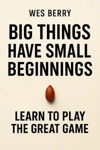 Cover of 'Big things have small beginnings'