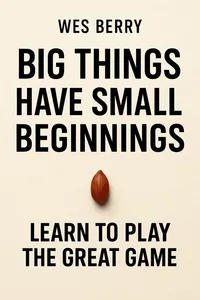 Cover of 'Big things have small beginnings'