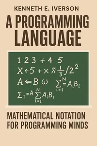 Cover of 'A programming language'