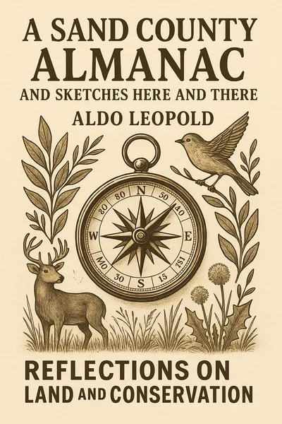 Cover of 'A sand county almanac and sketches here and there'