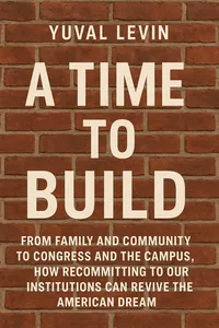 Cover of 'A time to build'