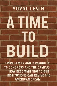 Cover of 'A time to build'