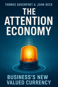 Cover of 'The attention economy'