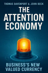 Cover of 'The attention economy'