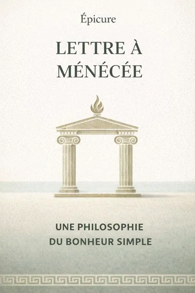 Couverture de 'Lettre a menecee'