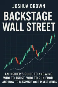 Cover of 'Backstage wall street'