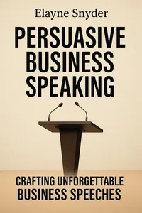 Cover of 'Persuasive business speaking'